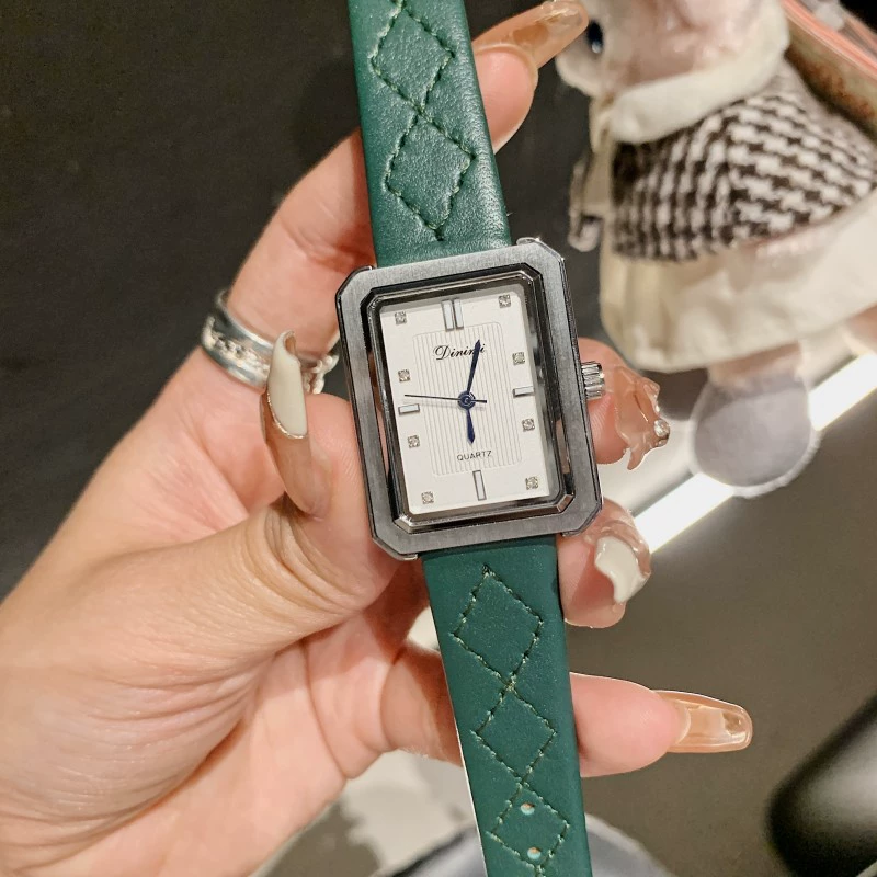 Квадратовые часы Timini для женщин в тренде, стиль наручных часов Swiss, ремешок для часов
