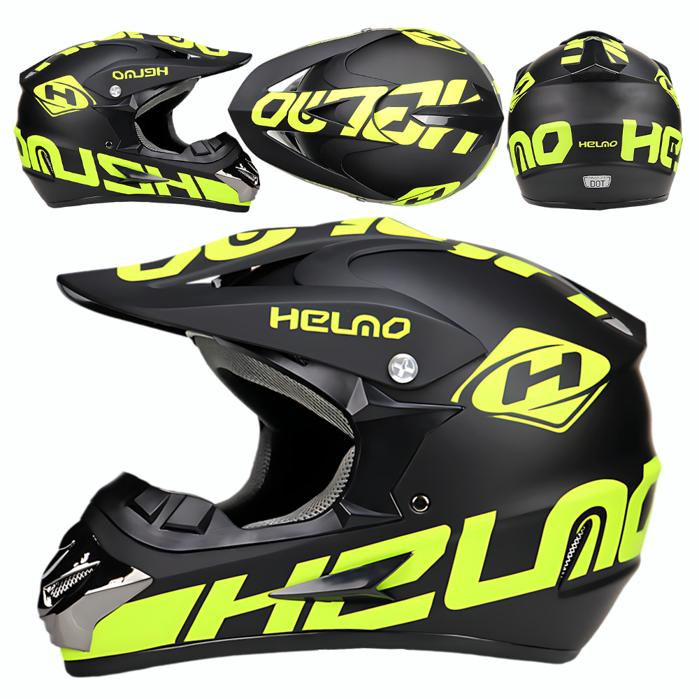 오프로드 산악 자전거 오프로드 오토바이 헬멧 자전거 내리막 풀 헬멧을 타고 남녀 초경량 통기성 안전 보호