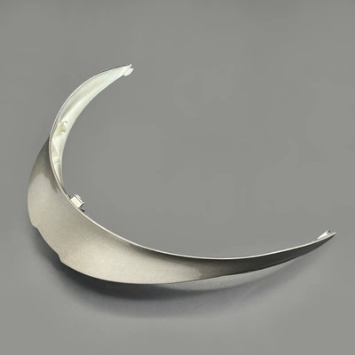Dəbilqə (Kaska) aksesuarları Adapted to K1 Helmet - k1-rear-wing-black-silver-with-hot-melt-adhesive