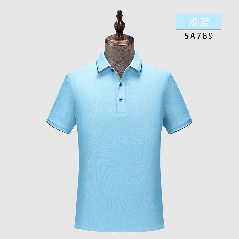 5A antibacteriano anticuerpo desodorante anti-ácaros manga corta solapa camiseta publicidad camisa polo ropa de trabajo personalizada logotipo