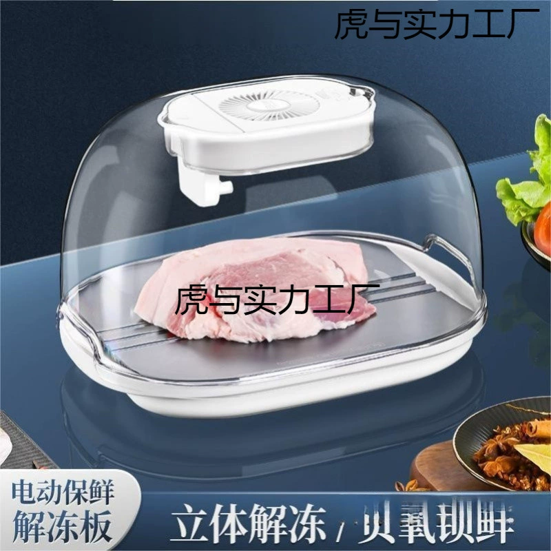 Thawing artifact household German constant temperature multi-functional fresh-keeping fast kitchen thawing machine UV drain basket