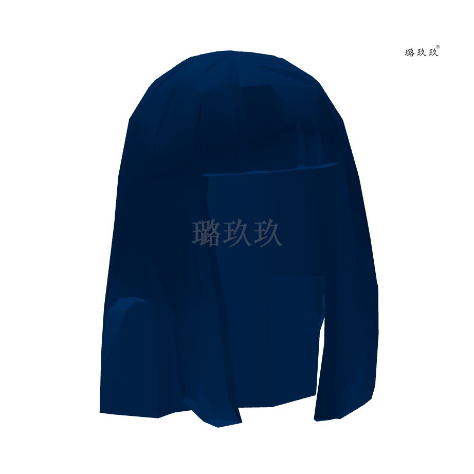 【50G起订】跨境MOC国产积木乐兼容高17346长发75867女孩头发齐刘