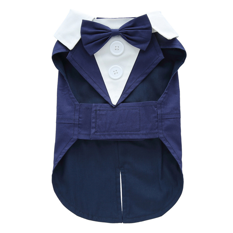 Smoking pour chien élégant pour anniversaire coupe ajustée_voghion.com