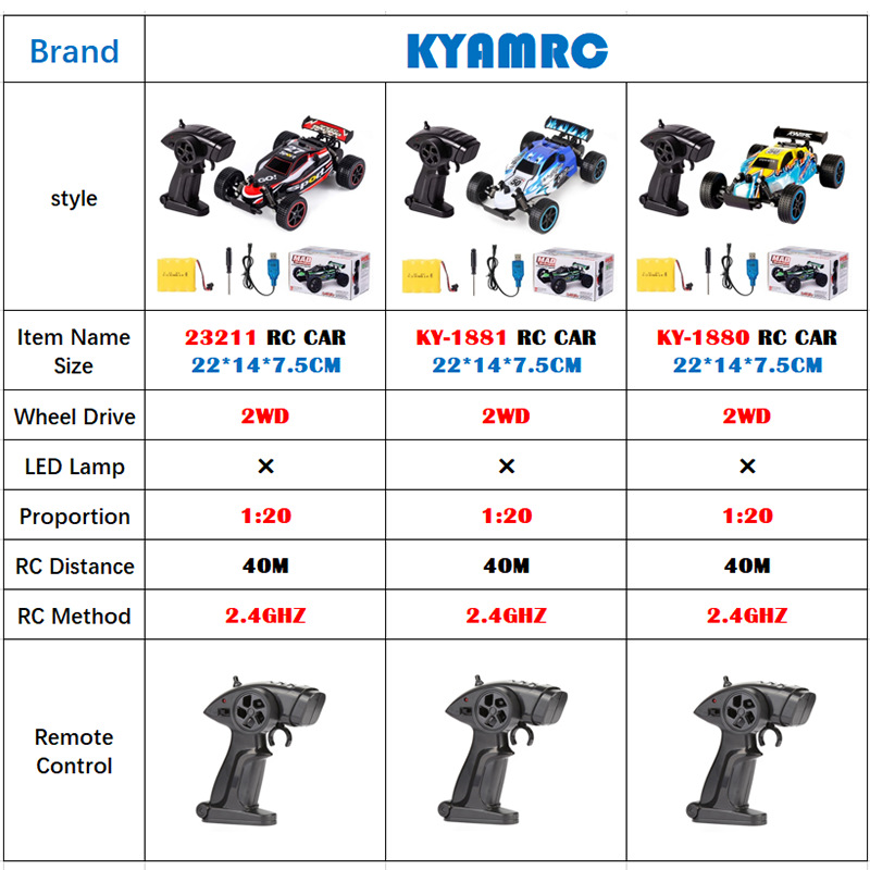 KYAMRC cross-border 23211 drift remote control car rc car high speed racing children's toy car factory direct sale