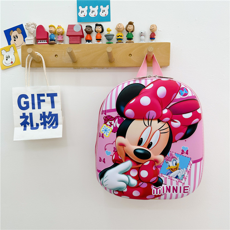 2024 nuevos niños de dibujos animados y niñas bebé Eva cáscara dura coreano lindo kindergarten mochila al por mayor