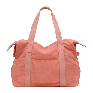 Capacious nylon water repellent suitcase for traveling, yoga clothing, sports bag, travel bag