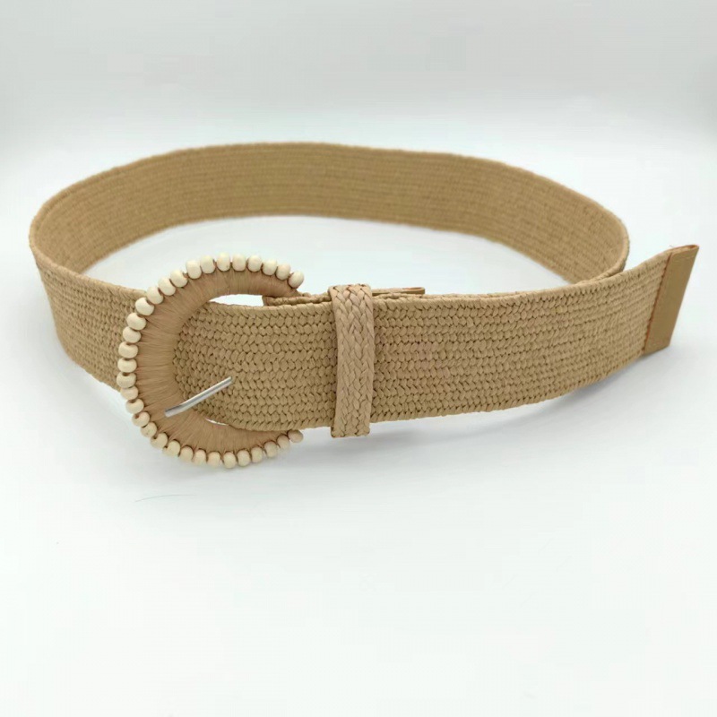 beach woven straw fashionable belt