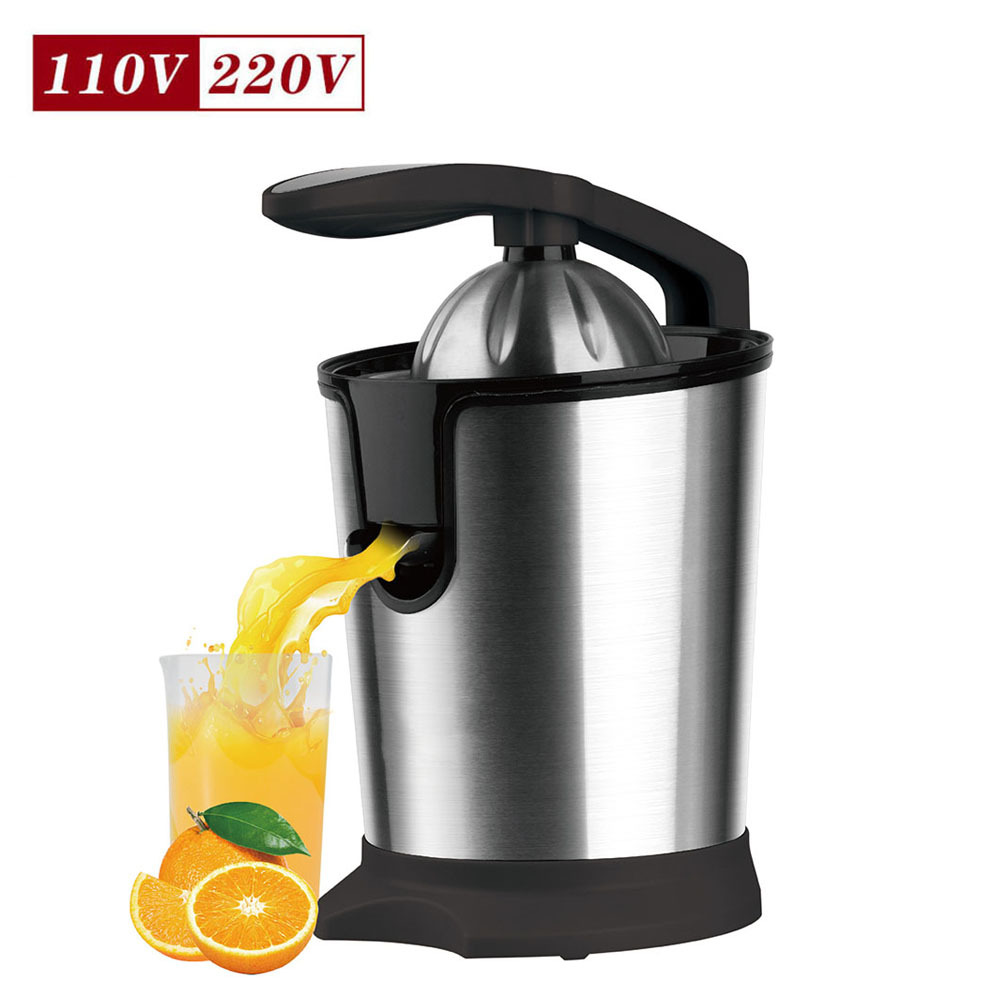 Estándar americano 110V presión de la mano de acero inoxidable exprimidor eléctrico Taiwán exprimidor limón naranja escoria jugo separación máquina de cocina image 1