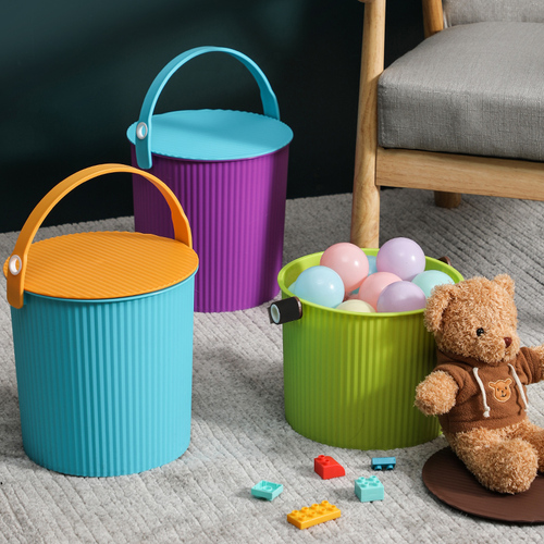 Wholesale water bucket with lid, thick handle fishing bucket, potty chair, plastic bucket, laundry bucket, shower stool, kindergarten set