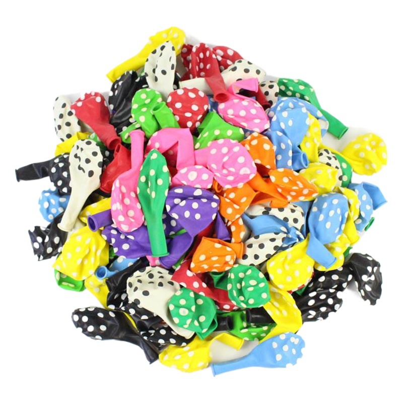 12 pulgadas engrosado globo de lunares Tanabata animal estrellado globo de sandía al por mayor decoración de fiesta de cumpleaños