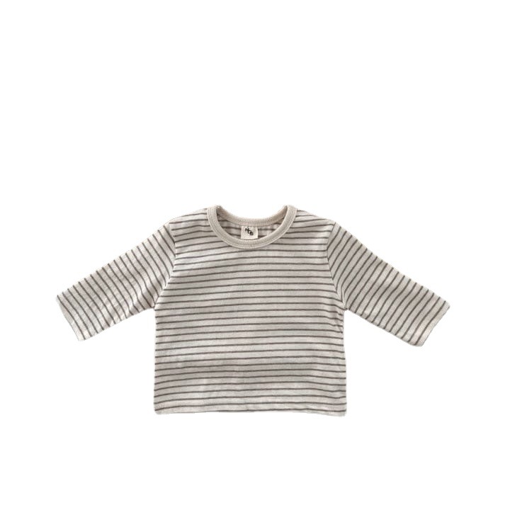 【Liquidación】Camiseta Interior para Niñas, Camiseta Interior con Ribete para Bebés, Camiseta de Manga Larga para Bebés, Ropa de Primavera