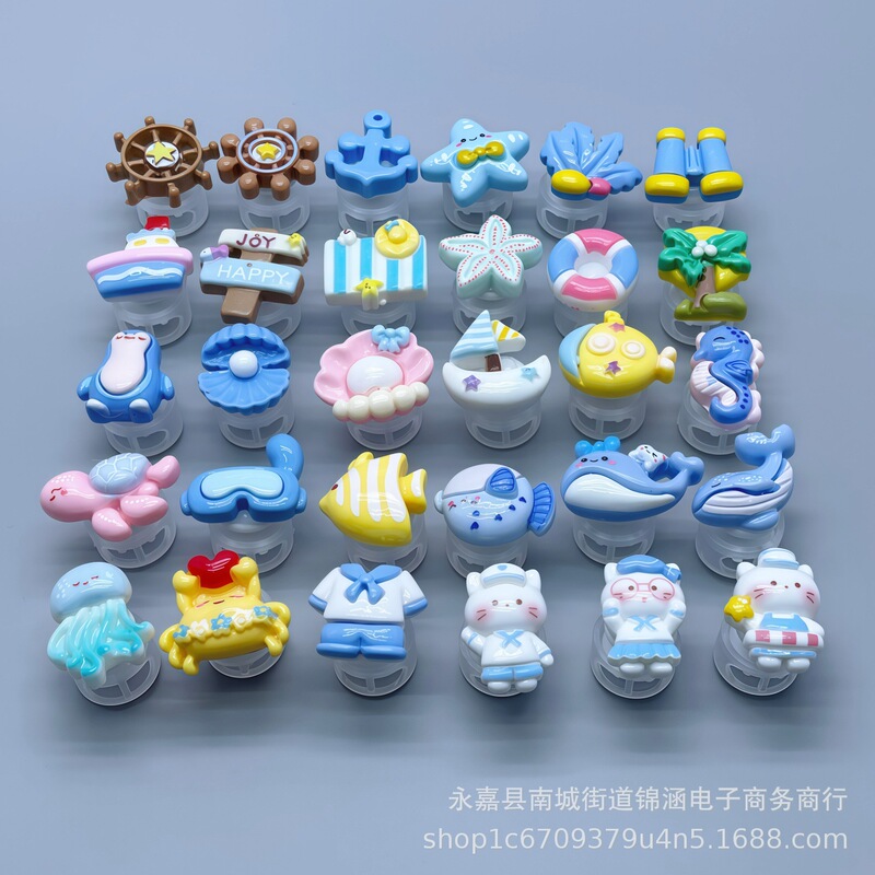 Hiking bag modification shoelace adjustment accessories cartoon accessories spring buckle auxiliary material elastic cord buckle fixed buckle pig nose buckle