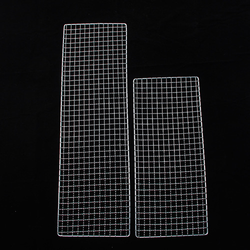 BBQ mesh Stainless steel grilling mesh BBQ mesh Grilled fish clip BBQ clip Grid BBQ grate BBQ BBQ supplies