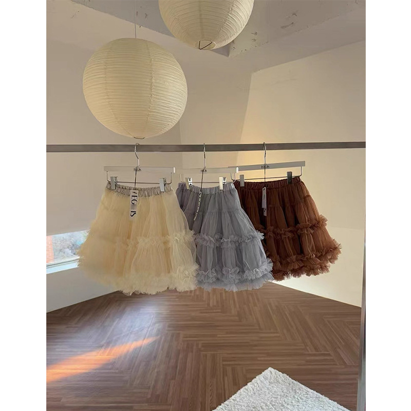 Ballet Girl! Korean E*G Is 2026 Spring and Summer Sweet Ballet Tutu Skirt Short Skirt Tulle Cake Skirt