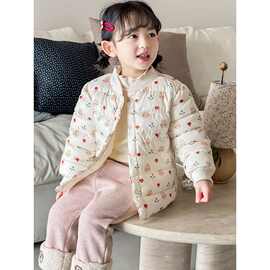 儿童加厚保暖校服神器棉衣内胆秋冬女童夹棉宝宝棉服棉袄外套潮流