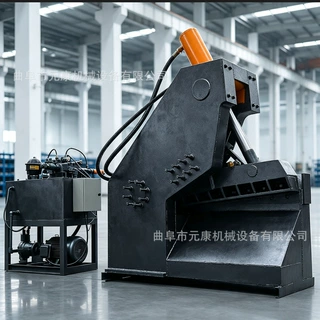 全自动虎头式废钢铁铝剪切机厂废金属鳄鱼剪工字钢槽钢液压剪切机