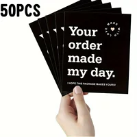 50шт 3,5X 3inch открытки с благодарностью для малого бизнеса — идеальная упаковка для выражения благодарности вашим клиентам