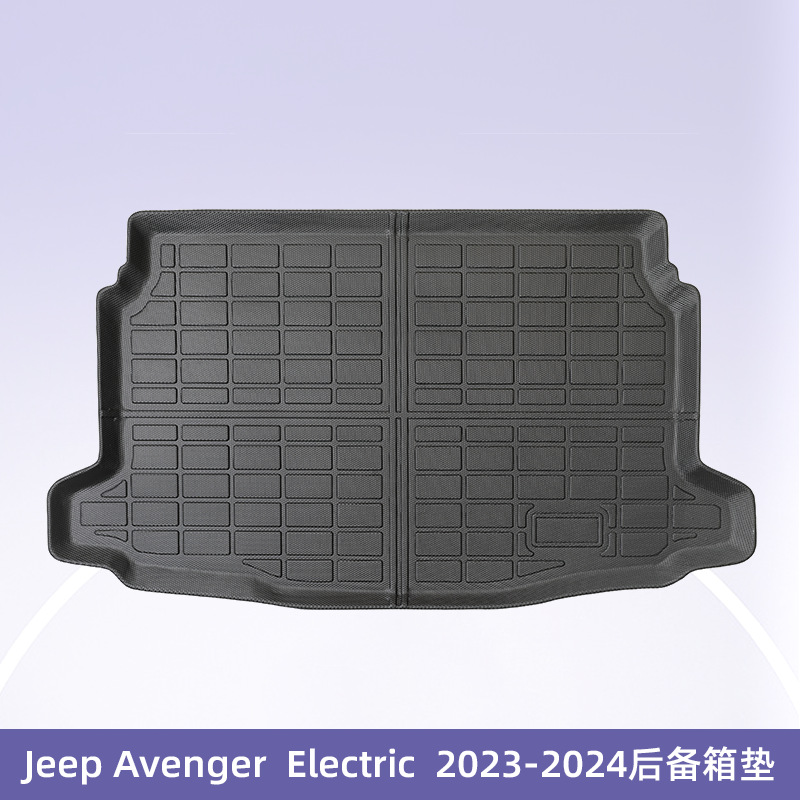 Europa para Jeep Avenger2023 - 2024 eléctrico 3D todo el tiempo material TPE almohadilla de pie de automóvil