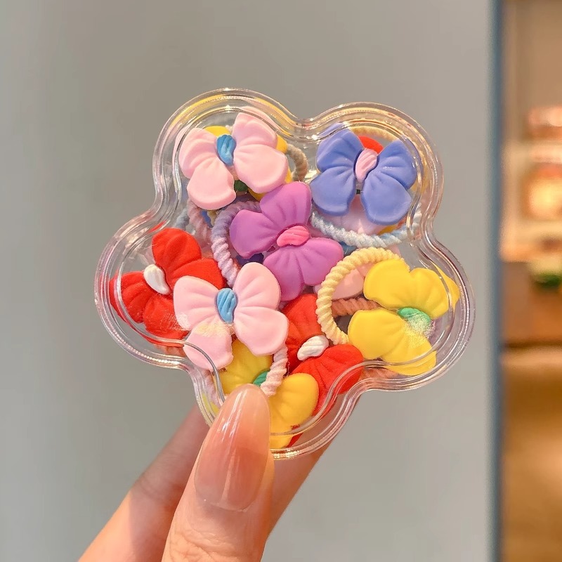 Cuerda para el cabello pequeña de color, cuerda para la cabeza, linda cuerda para el cabello de cola de caballo para niños, niña bebé, alta elasticidad, sin dañar el cabello, tocado de banda de goma