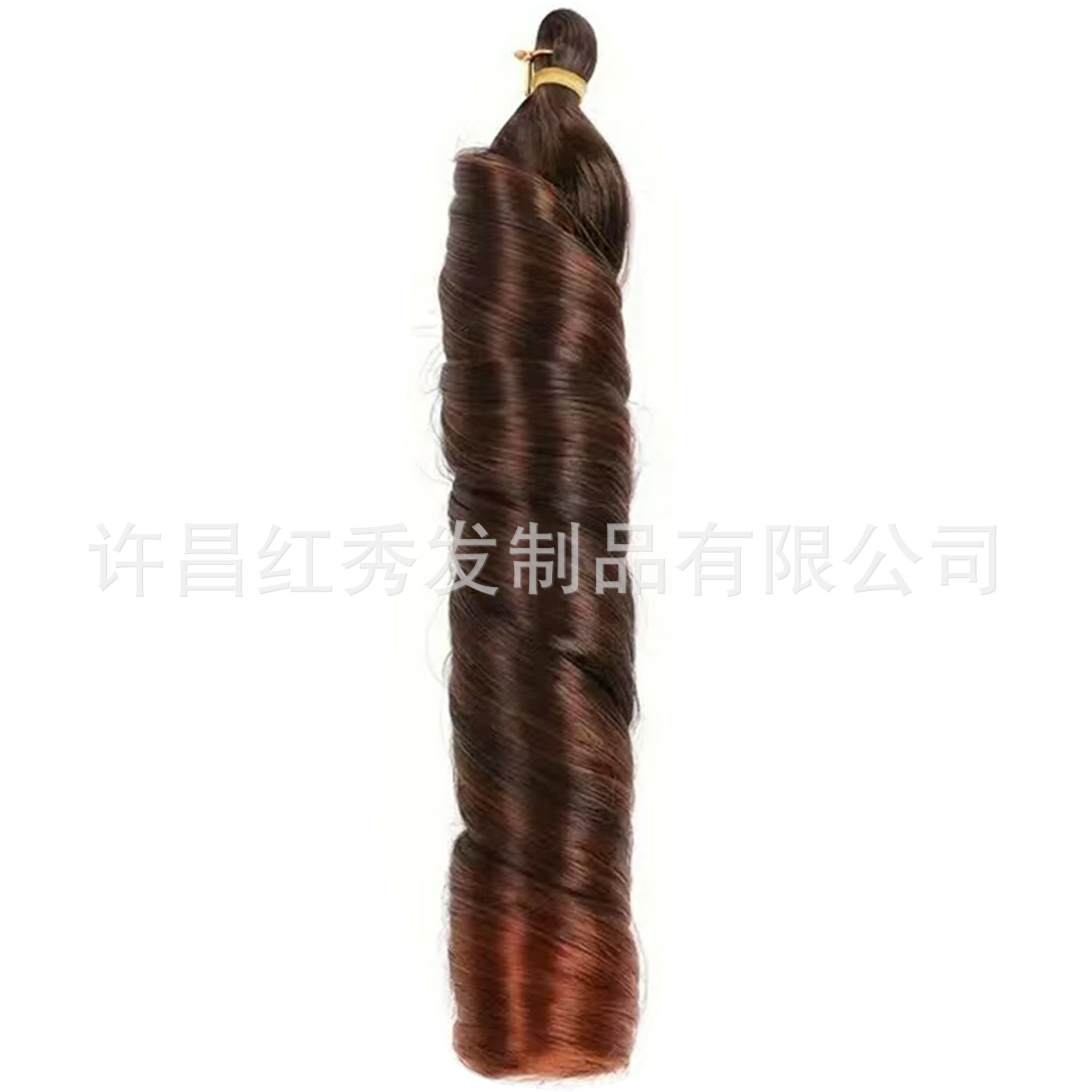 Fuentes transfronterizas europeas y americanas French loose wave tubo peluca curva fibra química 24 pulgadas 150g