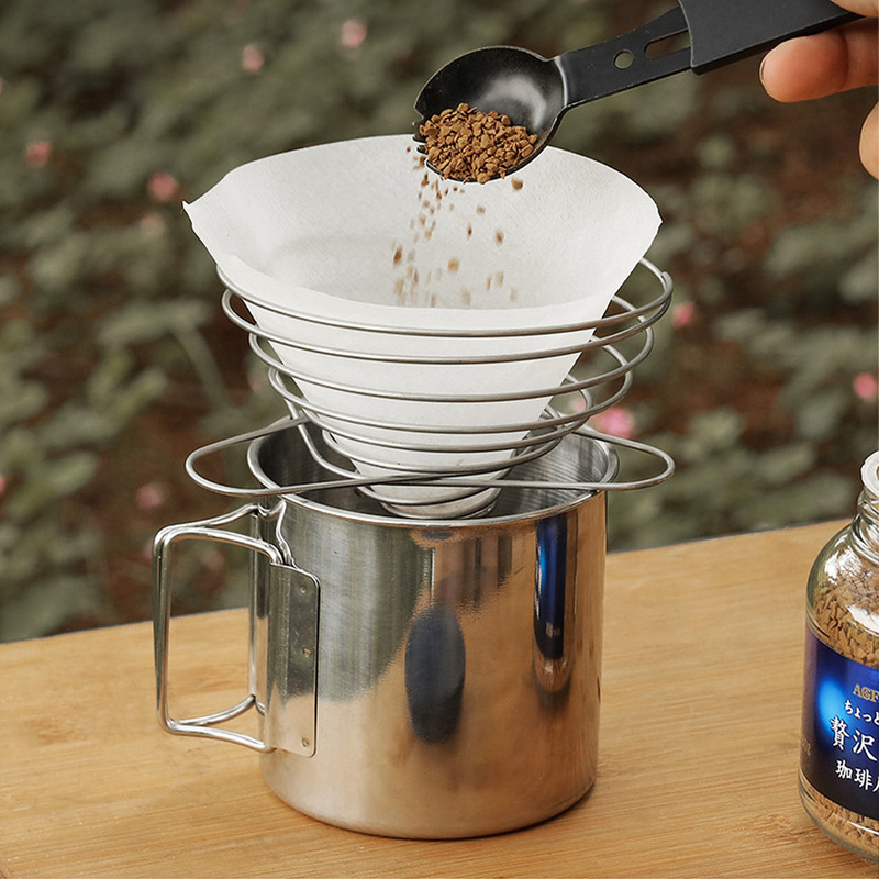 Folding Spring Coffee Filter Outdoor Hand Brewed Coffee Filter Cup V60 Coffee Filter Cup Coffee Funnel Wholesale Folding Spring Coffee Filter Outdoor Hand Brewed Coffee Filter Cup V60 Coffee Filter Cup Coffee Funnel Wholesale