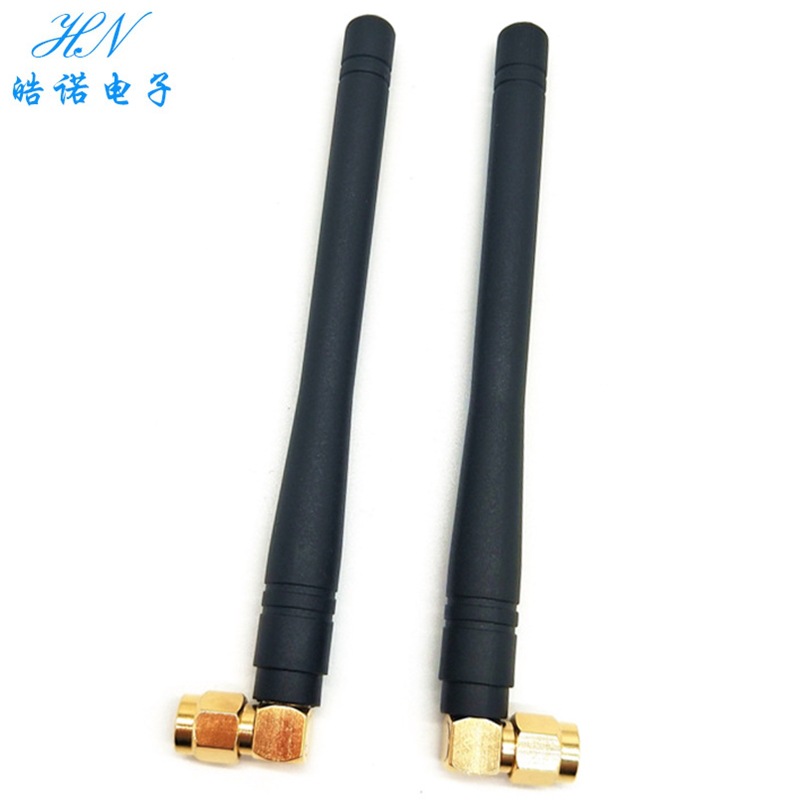 LTE 4G GSM 3G 2G GPRS WCDMA全频段全向外置胶棒天线SMA弯头内针