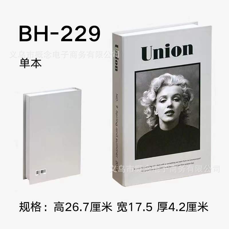 Libros falsos plegables estilo nórdico/INS, props de fotografía, decoración suave, muestra de fábrica