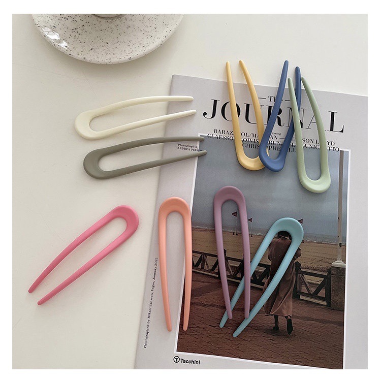 Simple Style Geometric Plastic Hairpin 1 Piece display picture 2