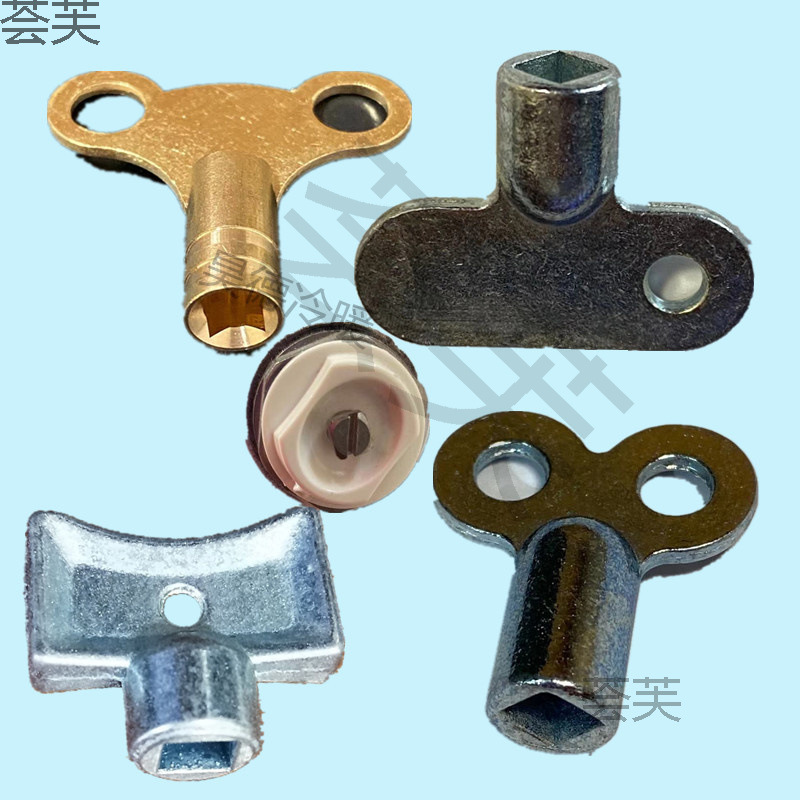 暖气片放气阀排气阀钥匙放水散热片开关放气排水内四角扳工具