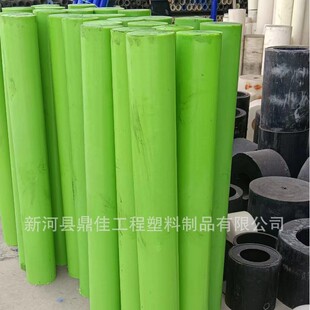 Dingjia direct sales oil-bearing wear-resistant high temperature resistant green PA6 nylon extrusion Rod MC nylon rod with different diameters in stock