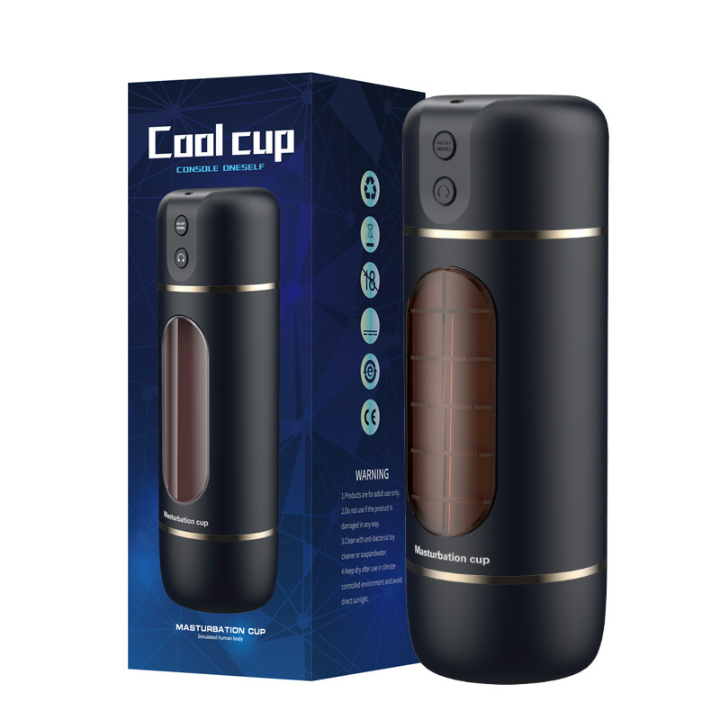 Laile Cool Aircraft Cup Pronunciación Inteligente Vibrador Entrenador Masturbador Masculino Juguetes Sexuales al por Mayor