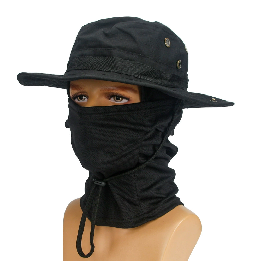 Camouflage mixed tactics set, travel hat