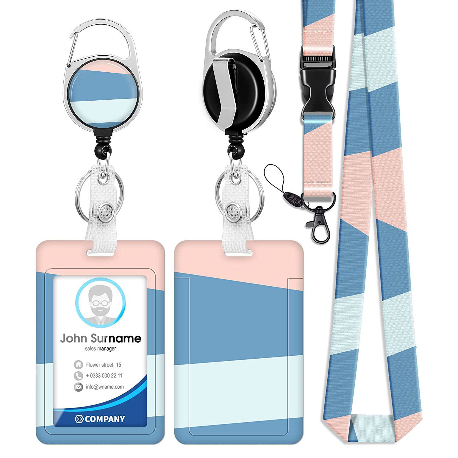 Patrón horizontal de cuatro colores