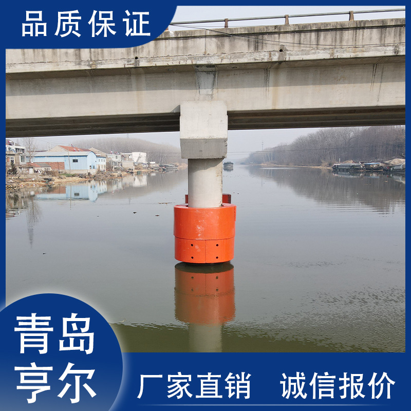 固定式钢覆复合材料防撞设施选实力大厂专注生产桥梁桥墩防撞设施