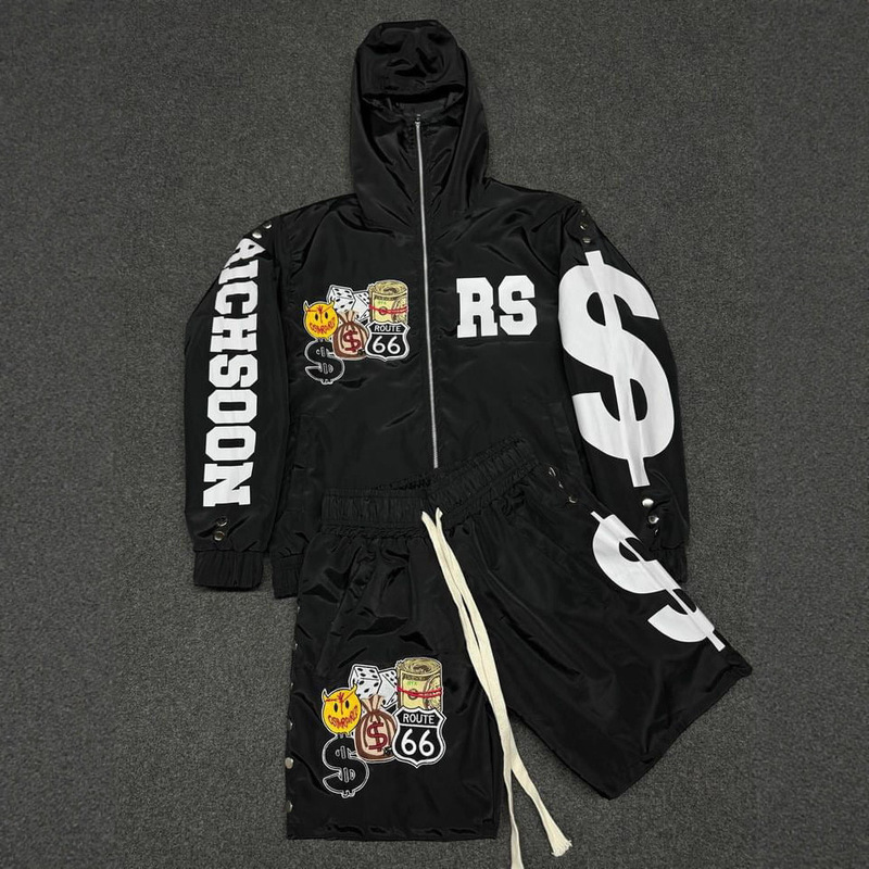 European and American Cross-Border Autumn and Winter Retro Zip-Up Loose Versatile Sweatshirt Unisex Street Fashion Hooded Top in Stock