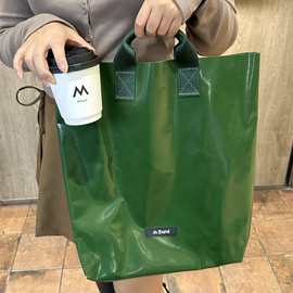 PVC夹网加厚防水手提袋定制logo演唱会购物透明礼品袋伴手礼袋子
