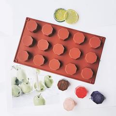 15連8邊柱形72巧克力餅乾模蛋糕模具雪糕糖果硅膠模具