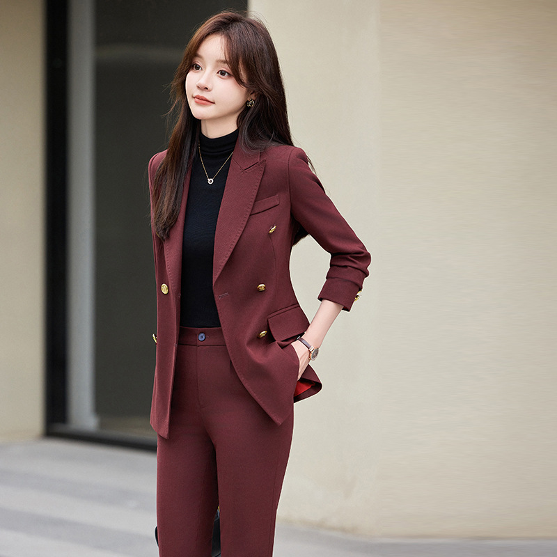 Woolen classic suit