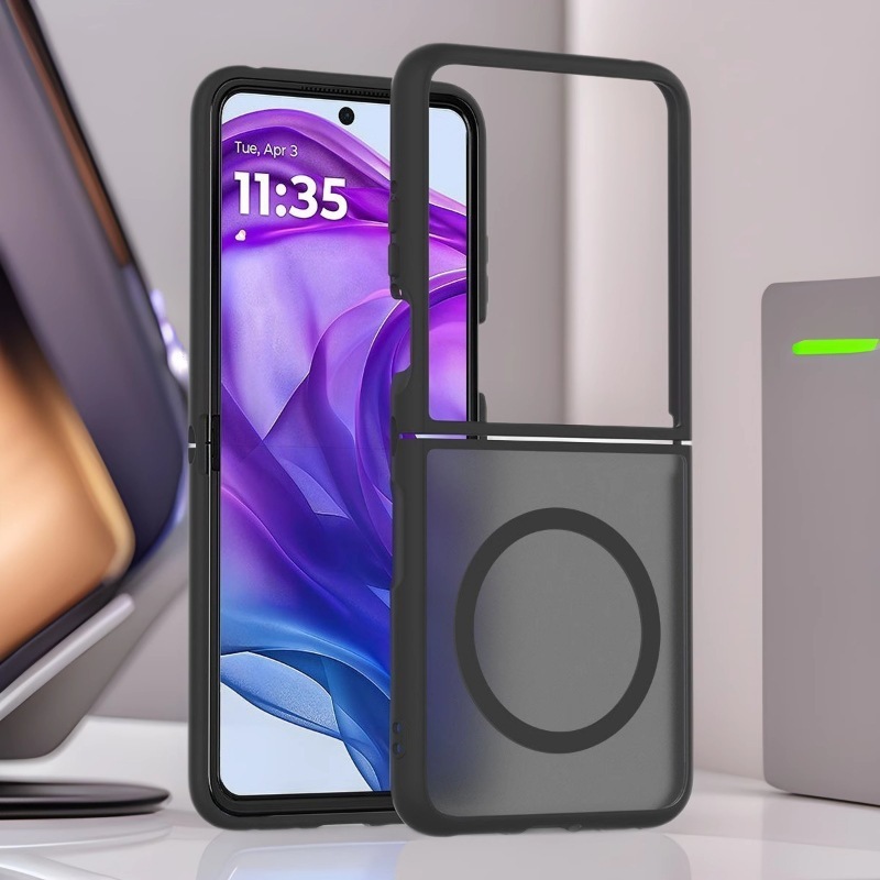 Motorola Razr 60 Ultra 肌に優しいつや消し携帯電話ケース Zflip7 強力な磁気 magsafe 保護カバーに適しています。|undefined