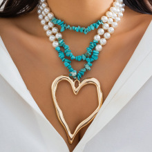 �W���羳�Ʒ С�����������necklace �ٴ�͹Ŵ������ʯ��Ů
