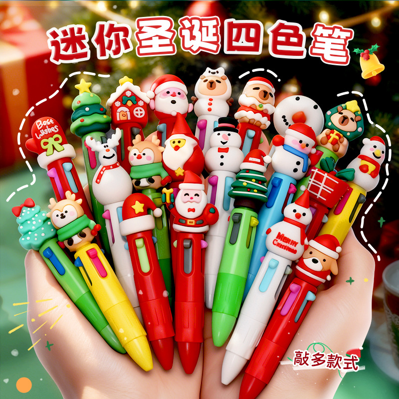 Creative small high quality Christmas ballpoint pen for students