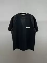 Cross-Border Jacquemus Niche Short-Sleeve Pure Cotton T-Shirt for Men, European and American Style Unisex T-Shirt, Loose Trendy Round Neck