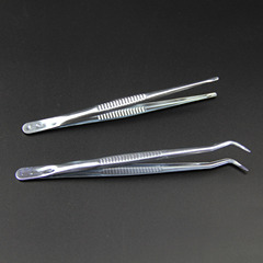 Glass bottle DIY assembly micro-landscape making tools, aluminum tweezers, straight and bent metal clips, factory wholesale