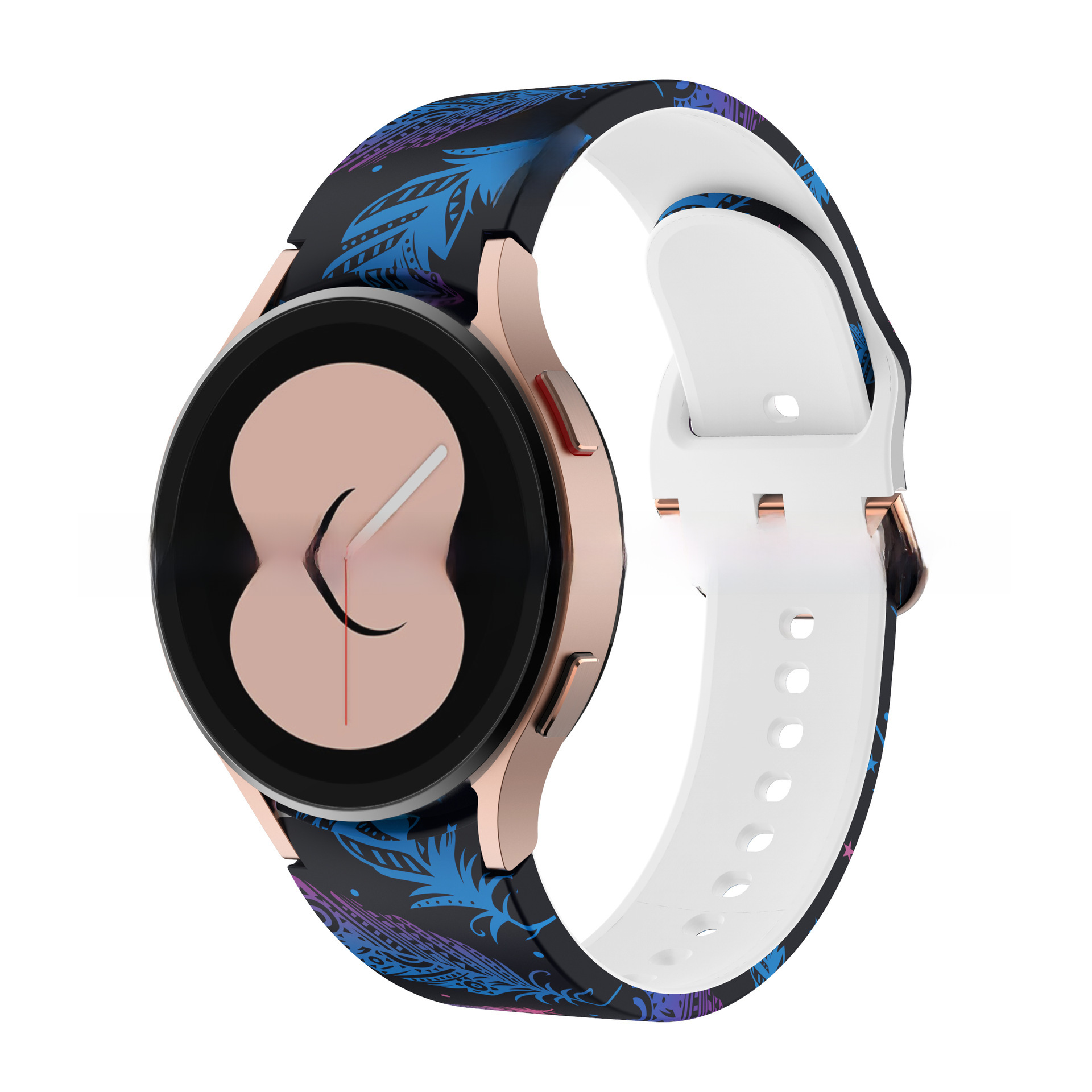 For Samsung GalaxyWatch6 Silicone Strap watch4/5pro Printed Strap 20mm Universal Watch Band