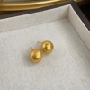 Gold distressed and worn-