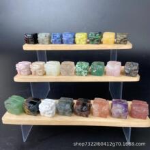 跨境热销多材质小雕刻件各种款式家居办公水晶摆件厂家源头批发