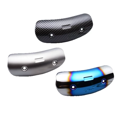 Motorcycle exhaust pipe – pipe mid-section heat shield