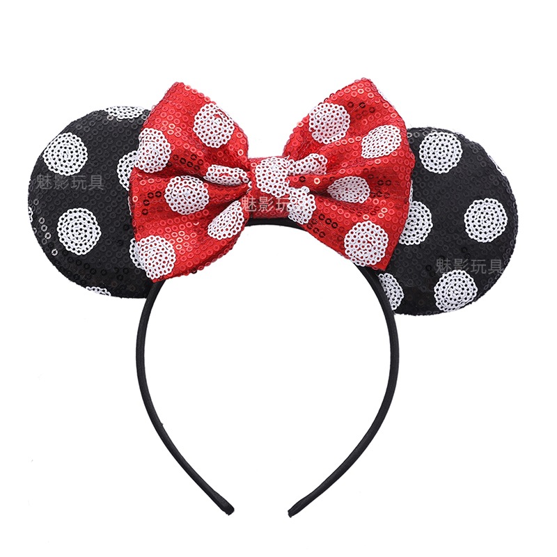 Sequined Mini Minnie Polka Dots