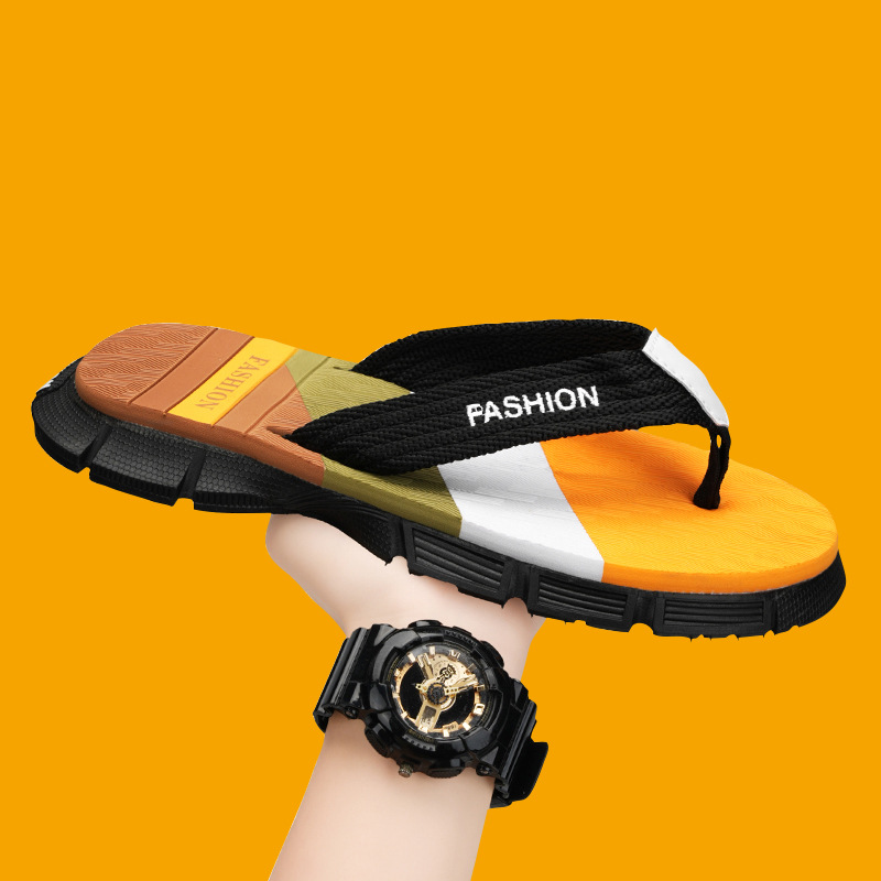 Zapatillas de flip flop para hombres coreanos cómodas zapatillas de plantilla para hombres zapatos de playa transfronterizos vietnamitas flip flops