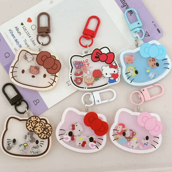 New Cartoon Rocking Cat Keychain, Cute and High-Looking Acrylic Bag Pendant, Wholesale Gift for Best Friends